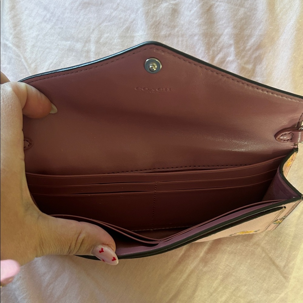 Coach Pink Floral wallet - Picture 3 of 3